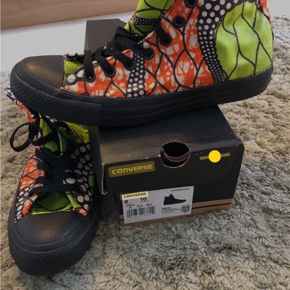 Authentic Ankara Print Converse - Picture 1 of 2